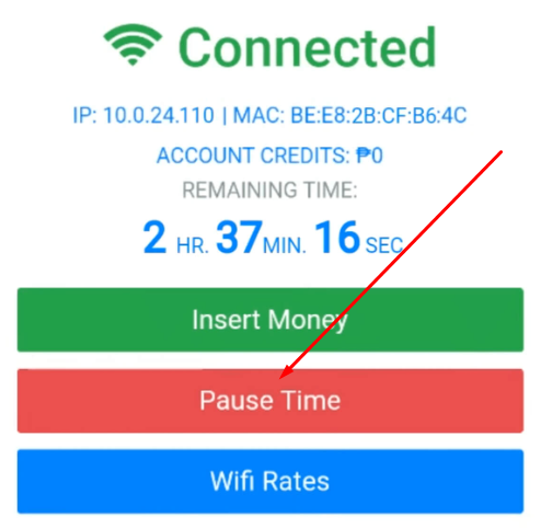 10.0.0.1 Piso WiFi login